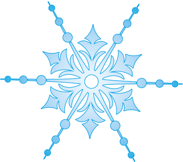 Transparent Snowflake Ice Snow Blue Diagram for Christmas