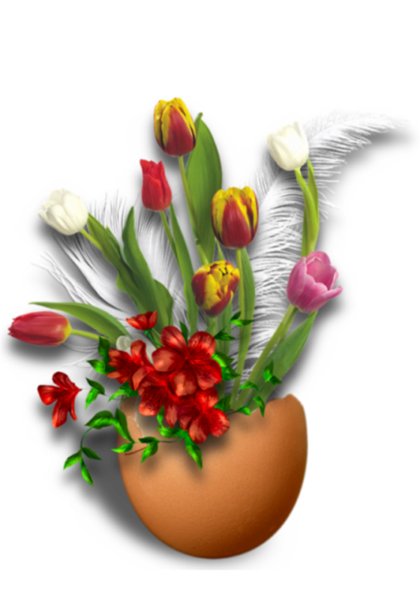 Transparent Easter Graphics Software Holiday Plant Flower for Easter