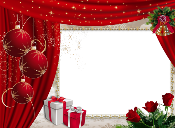 Transparent Picture Frames Christmas Molding Event Ceremony for Christmas