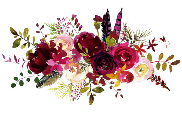 Transparent Wedding Invitation Floral Design Invitation Flower Floristry for Valentines Day