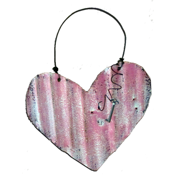 Transparent Pink M Handbag Rtv Pink Pink Heart for Valentines Day