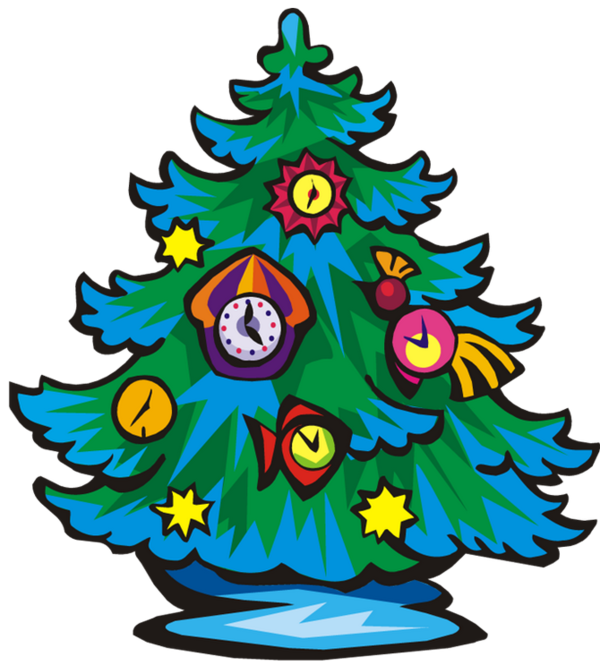 Transparent Ded Moroz New Year Tree Drawing Fir Pine Family for Christmas