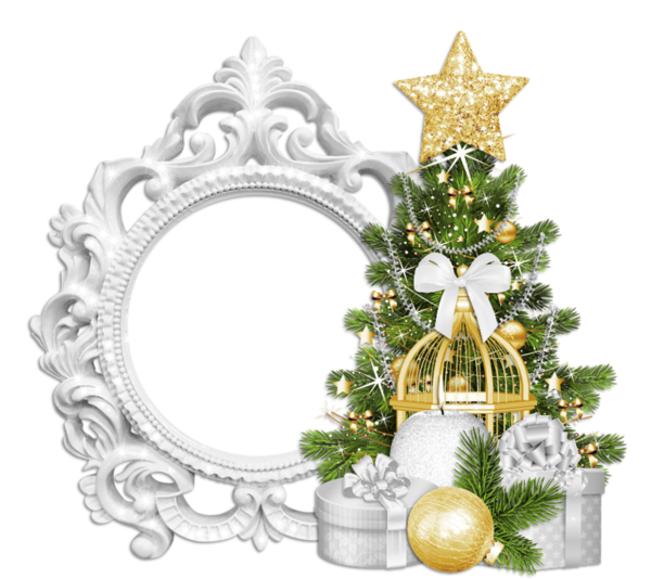 Transparent Christmas Christmas Tree Christmas Decoration Picture Frame Decor for Christmas