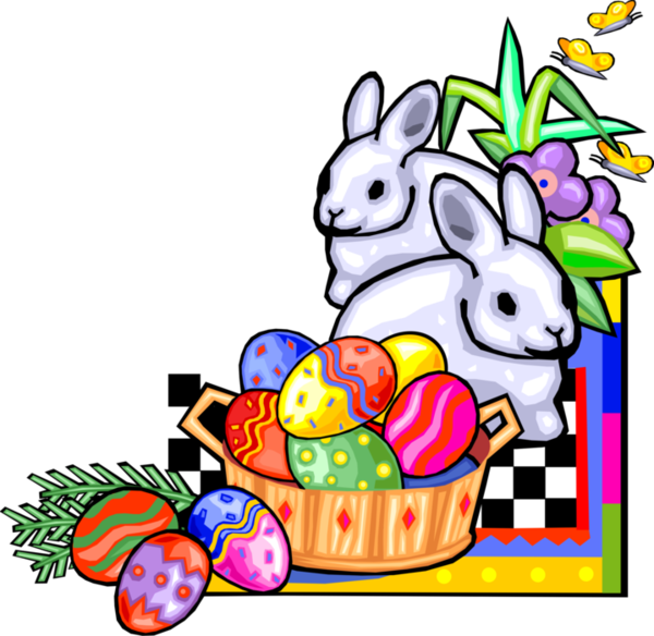 Transparent Easter Bunny Lent Easter Clip Art Easter Flower Food for Easter