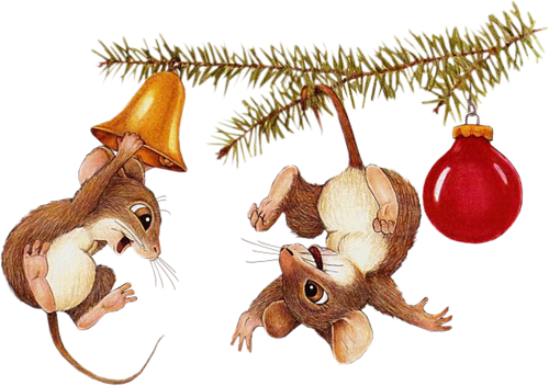 Transparent Computer Mouse Mouse Rat Christmas Ornament Christmas Decoration for Christmas