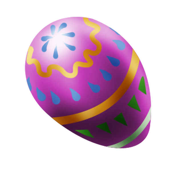 Transparent Green Egg Easter Egg Purple for Easter
