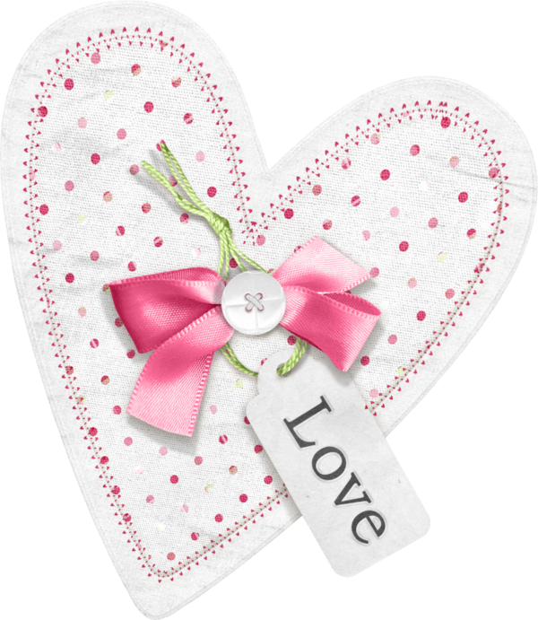 Transparent Paper Heart Scrapbooking Pink for Valentines Day