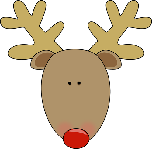 Transparent Rudolph Reindeer Santa Clauss Reindeer Deer Snout for Christmas