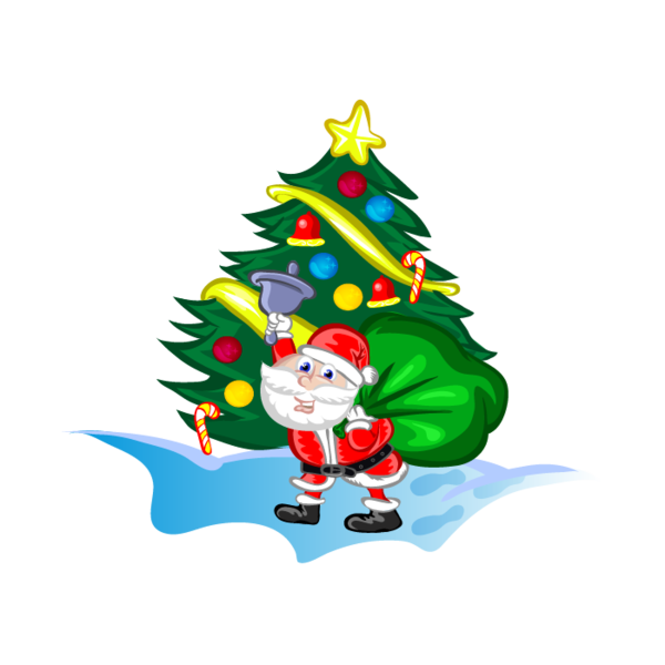 Transparent Santa Claus Christmas Christmas Tree Fir Christmas Ornament for Christmas
