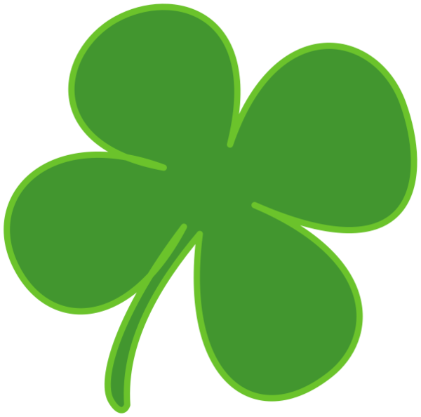 Transparent Shamrock Clover Document Green Leaf for St Patricks Day