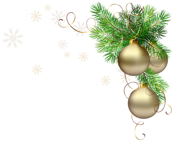 Transparent New Year Christmas Christmas Ornament Fir Pine Family for Christmas