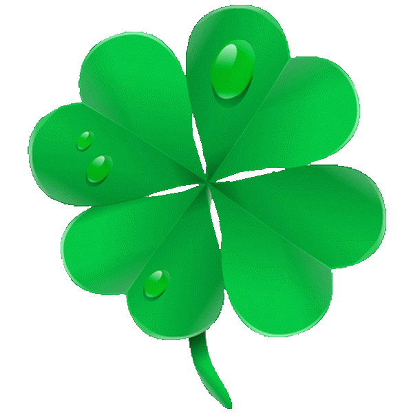 Transparent Shamrock Tshirt Gift Green Leaf for St Patricks Day