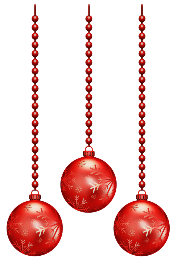 Transparent Christmas Ornament Christmas Day Bombka Red Sphere for Christmas