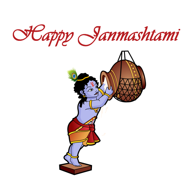 Transparent Krishna Krishna Janmashtami Bala Krishna Cartoon Line for Janmashtami