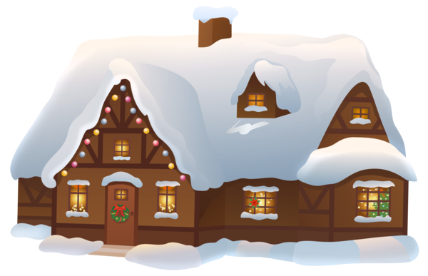 Transparent Gingerbread House Santa Claus Christmas Christmas Ornament House for Christmas