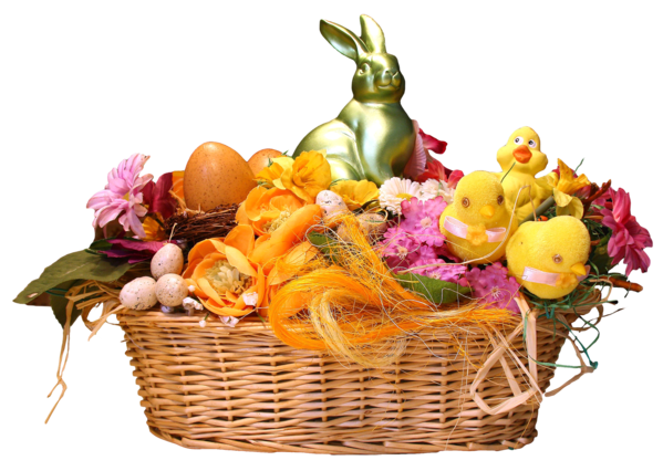 Transparent Basket Easter Basket Easter Vegetarian Food Food for Easter