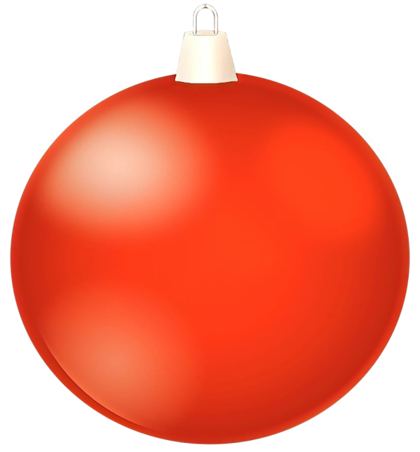 Transparent Christmas Ornament Sphere Christmas Day Red Orange for Christmas
