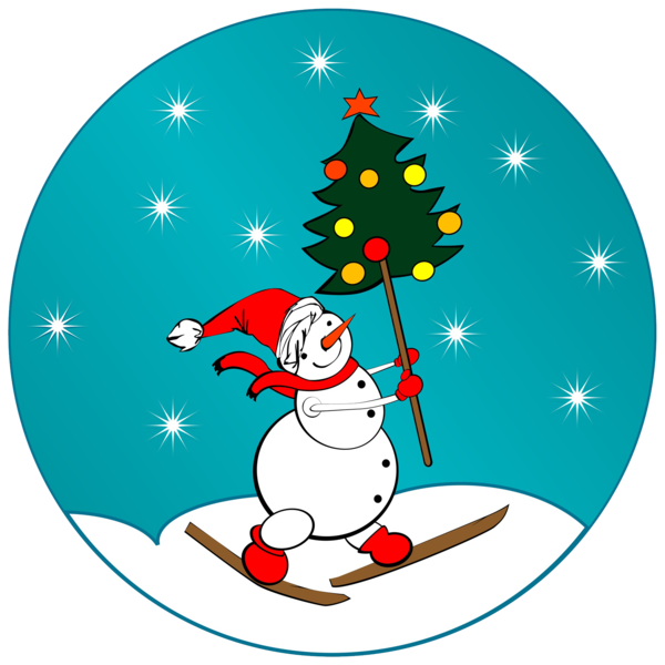 Transparent Santa Claus Christmas Christmas Tree Snowman Fir for Christmas