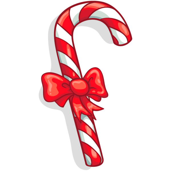 Transparent Candy Cane Polkagris Christmas Ornament Event Holiday for Christmas