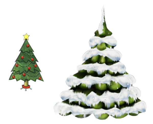 Transparent Christmas Christmas Tree New Year Fir Pine Family for Christmas