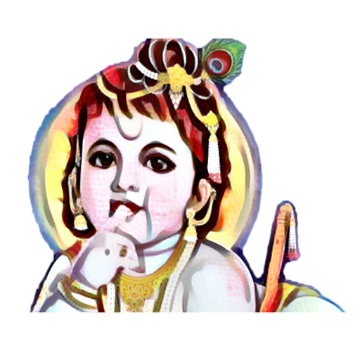Transparent Krishna Headgear Finger Cartoon Head for Janmashtami