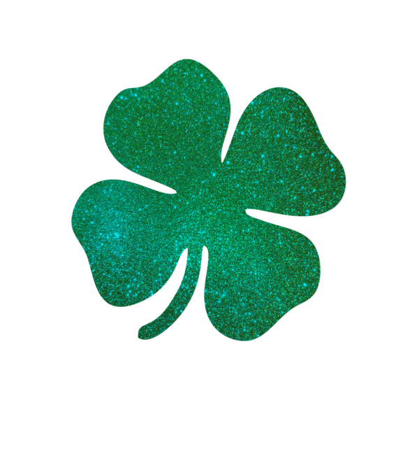 Transparent Shamrock Tshirt Spa Leaf for St Patricks Day