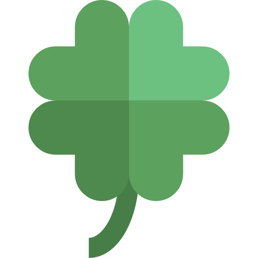 Transparent Flower Sponge Shamrock Green Leaf for St Patricks Day