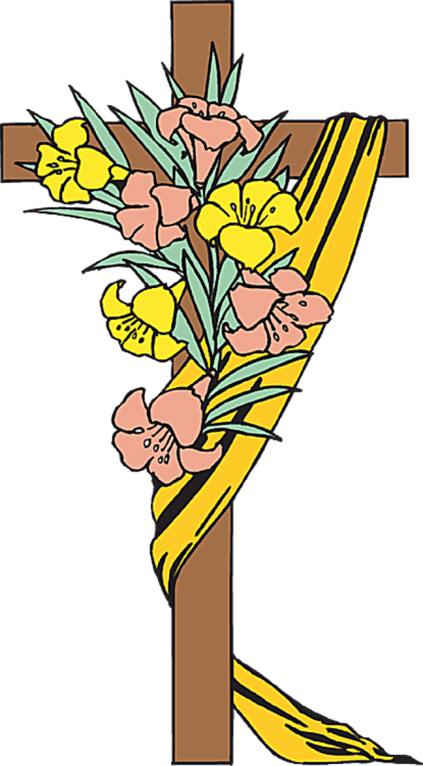 Transparent Easter Religion Christianity Yellow Line for Easter