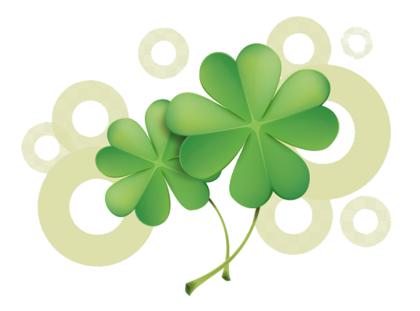 Transparent Fourleaf Clover Clover Logo Flower Leaf for St Patricks Day