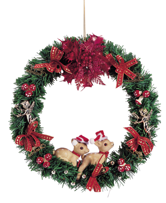 Transparent Christmas Decoration Wreath Christmas Ornament for Christmas