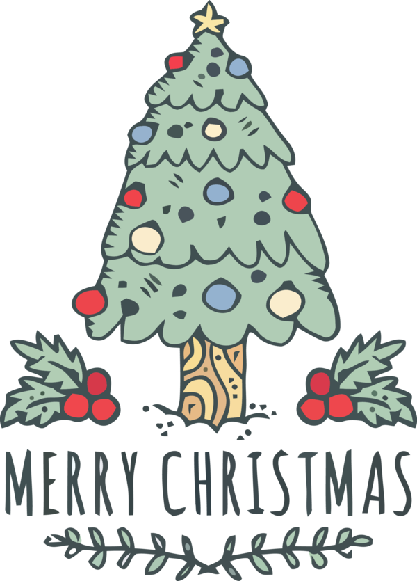 Transparent christmas Colorado spruce oregon pine Tree for Merry Christmas for Christmas