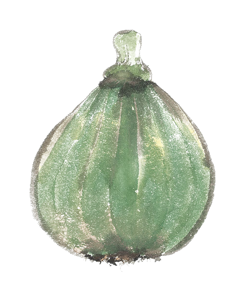 Transparent Melon Ellipse Christmas Ornament for Christmas