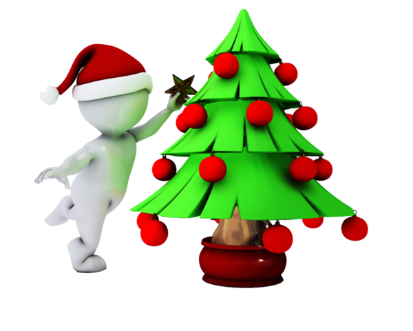 Transparent 3d Computer Graphics Christmas Christmas Tree Fir Pine Family for Christmas