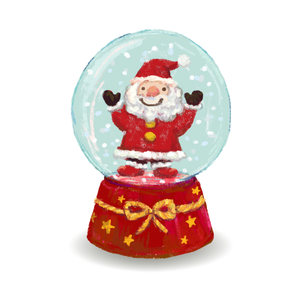 Transparent Santa Claus Christmas Ornament Christmas Christmas Decoration for Christmas