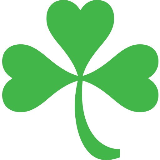 Transparent Tshirt Symbol Shamrock Plant Grass for St Patricks Day