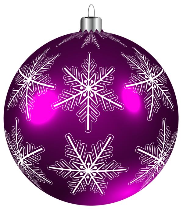 Transparent Christmas Christmas Ornament Christmas Tree Purple for Christmas