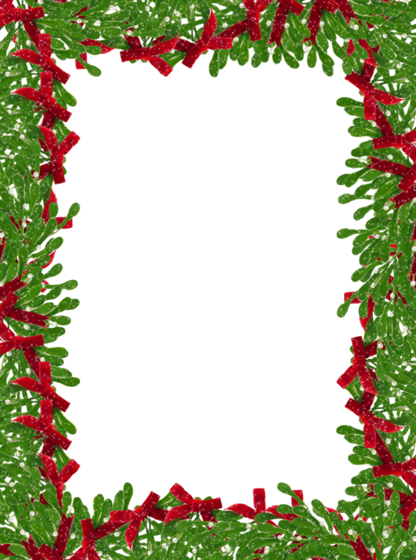 Transparent Christmas Picture Frames Christmas Ornament Fir Evergreen for Christmas