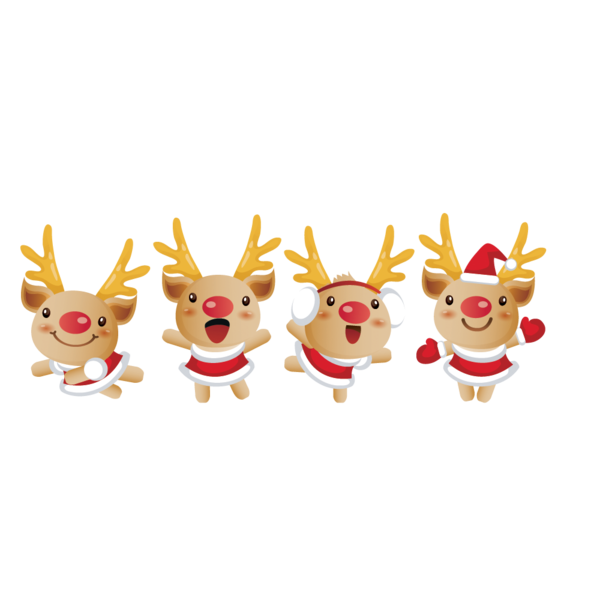 Transparent Santa Claus Santa Clauss Reindeer Christmas Deer Reindeer for Christmas