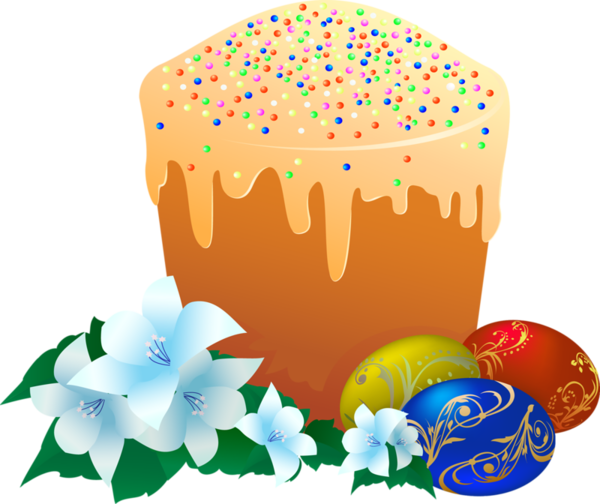 Transparent Paskha Paska Easter Icing Food for Easter