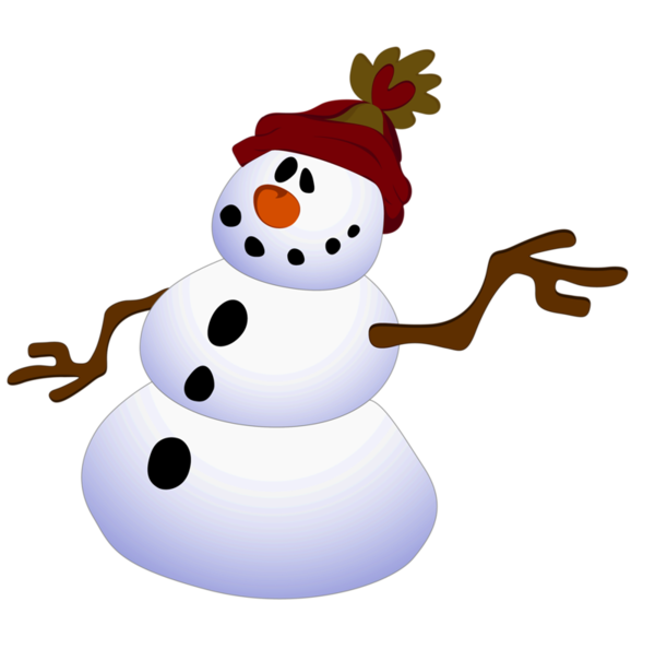 Transparent Snowman Snow Cartoon Christmas for Christmas