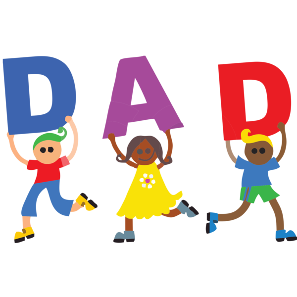 Transparent Cartoon Fathers Day Father Sharing for Fathers Day