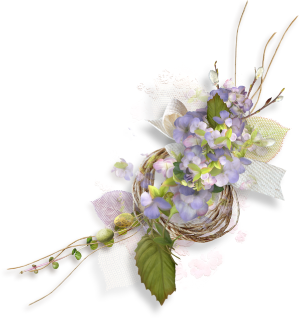 Transparent Flower Flower Bouquet Floral Design Plant for Easter