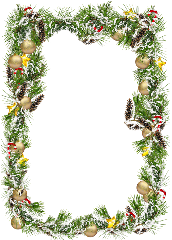 Transparent Christmas Picture Frames Christmas Ornament Fir Pine Family for Christmas
