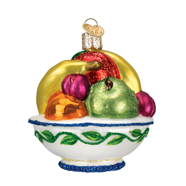 Transparent Christmas Ornament Bowl Christmas Fruit for Christmas