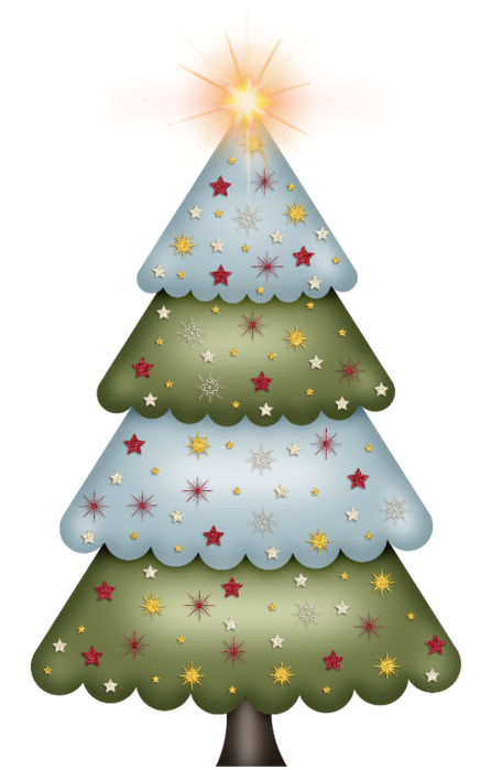 Transparent Christmas Tree Mrs Claus Christmas Fir Pine Family for Christmas