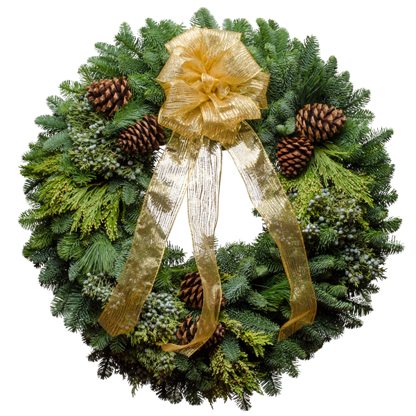 Transparent Wreath Christmas Decoration Christmas Evergreen for Christmas