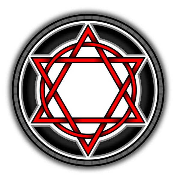 Transparent Hexagram Star Of David Judaism Emblem Symbol for Hanukkah