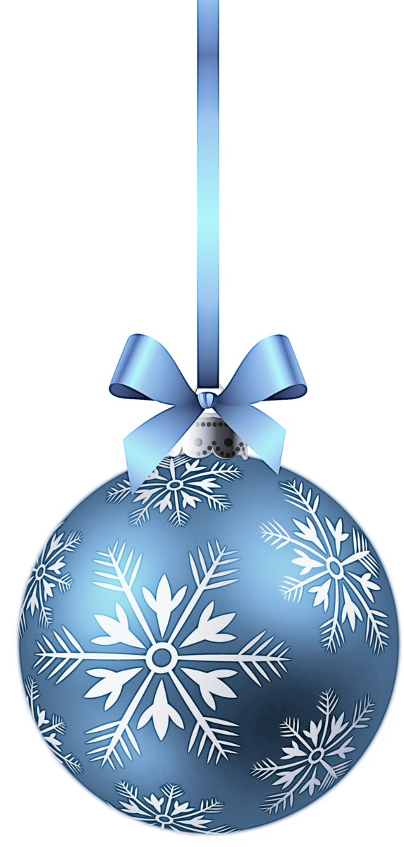 Transparent Blue Christmas Ornament Holiday Ornament for Christmas