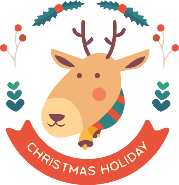Transparent christmas Reindeer Deer Fawn for Reindeer for Christmas