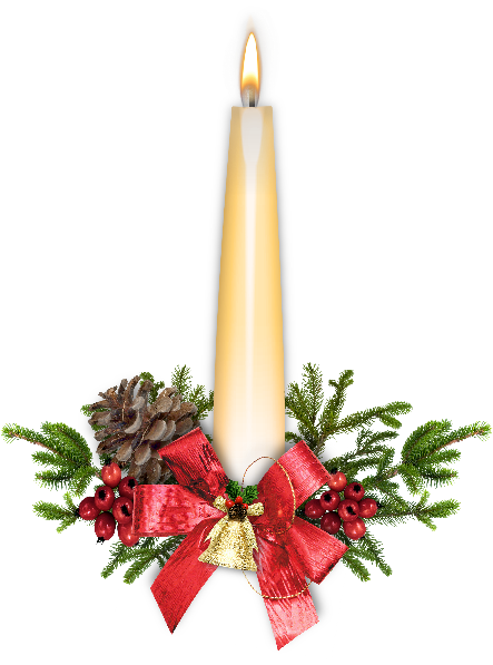 Transparent Christmas Ornament Candle Christmas for Christmas